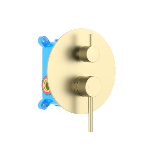 Встраиваемый смеситель для ванны Aquatek Европа AQ1346BG шлифованное золото